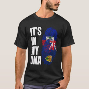 Türkische Caicos und Haitianische Mischung-DNS-Fla T-Shirt