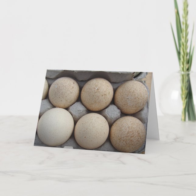 Türkische Eier Karte (Vorderseite)