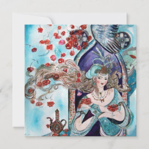 TÜRKISCHE FAIRE TALE, leuchtend rot-weiß pink Ankündigung