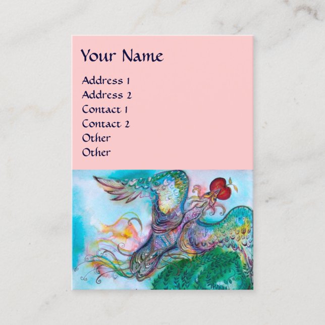 TÜRKISCHE FAIRY TALE / FLYPHOENIX MIT APPLE VISITENKARTE (Vorderseite)