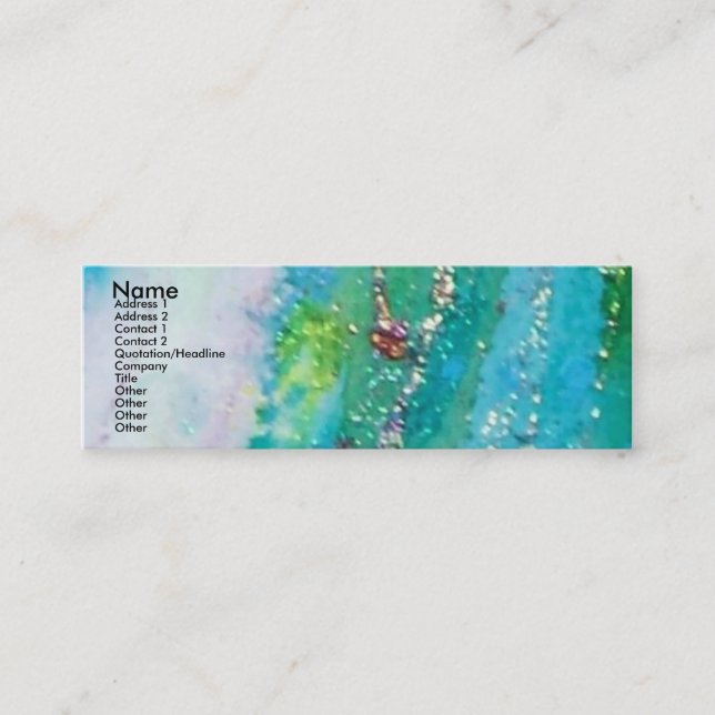 TÜRKISCHE FAIRY TALE Orientalische Schönheit, Mode Mini Visitenkarte (Vorderseite)