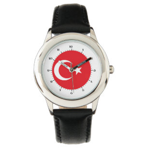 Türkische Flagge Armbanduhr