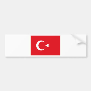 Türkische Flagge Autoaufkleber