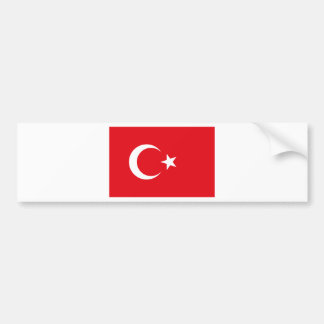 Türkische Flagge Autoaufkleber