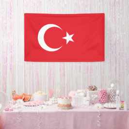 Türkische Flagge Banner