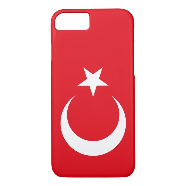 Türkische Flagge Case-Mate iPhone Hülle (Rückseite)