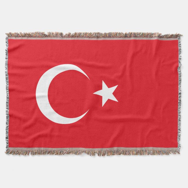 Türkische Flagge Decke (Vorderseite)