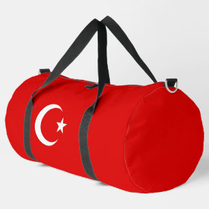 Türkische Flagge Duffle Bag