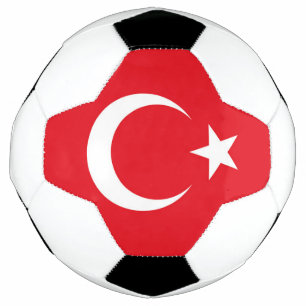 Türkische Flagge Fußball