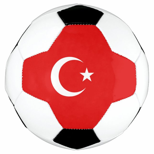 Türkische Flagge Fußball (Vorderseite)
