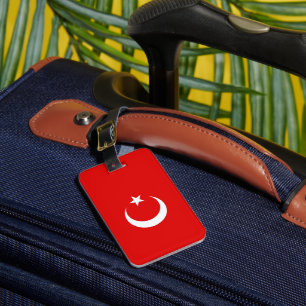 Türkische Flagge Gepäckanhänger