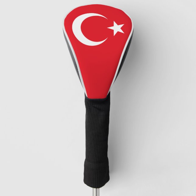 Türkische Flagge Golf Headcover (Vorderseite)
