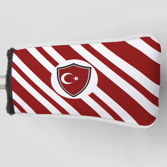 Türkische Flagge Golf Headcover (Vorderseite)