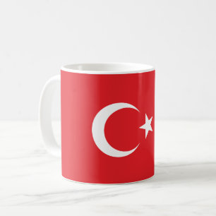 Türkische Flagge Kaffeetasse
