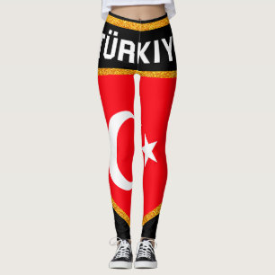 Türkische Flagge Leggings