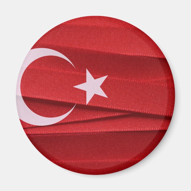 Türkische Flagge Magnet (Vorne)
