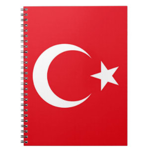Türkische Flagge Notizblock