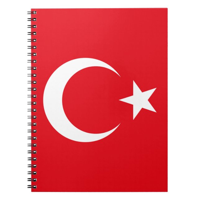 Türkische Flagge Notizblock (Vorderseite)
