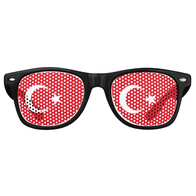 Türkische Flagge Partybrille (Vorderseite)