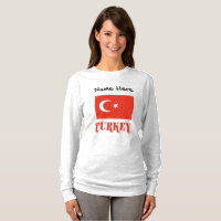 Türkische Flagge Personalisiert
