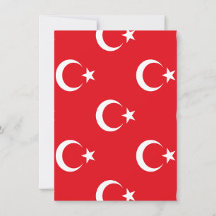 Türkische Flagge Save The Date