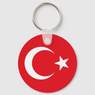 Türkische Flagge Schlüsselanhänger