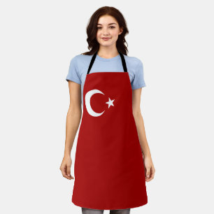 Türkische Flagge Schürze