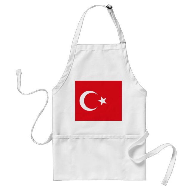 Türkische Flagge Schürze (Vorne)