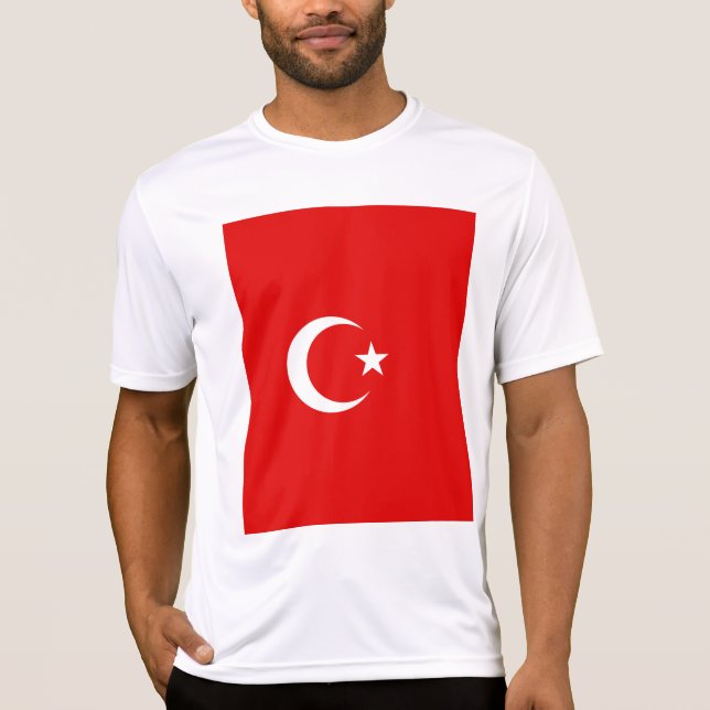 Türkische Flagge T-Shirt (Vorderseite)
