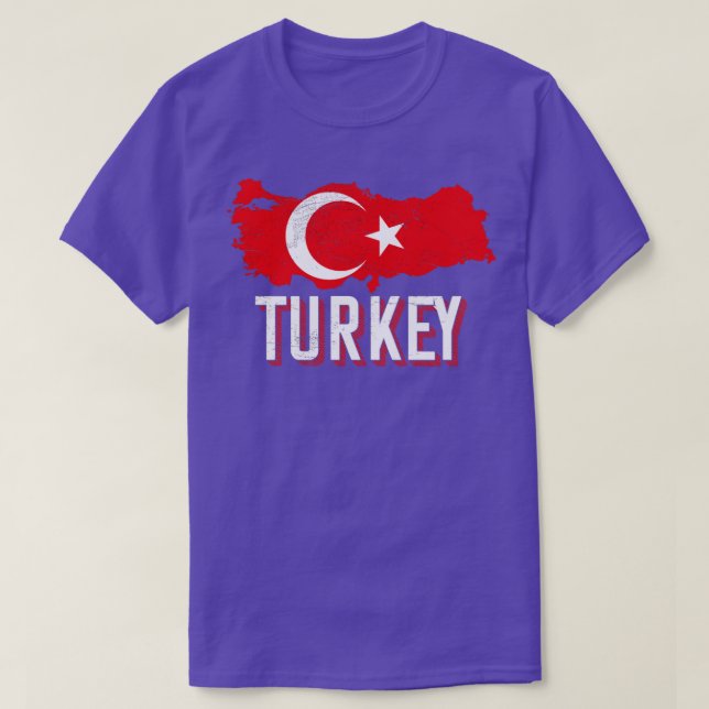 Türkische Flagge T-Shirt (Design vorne)