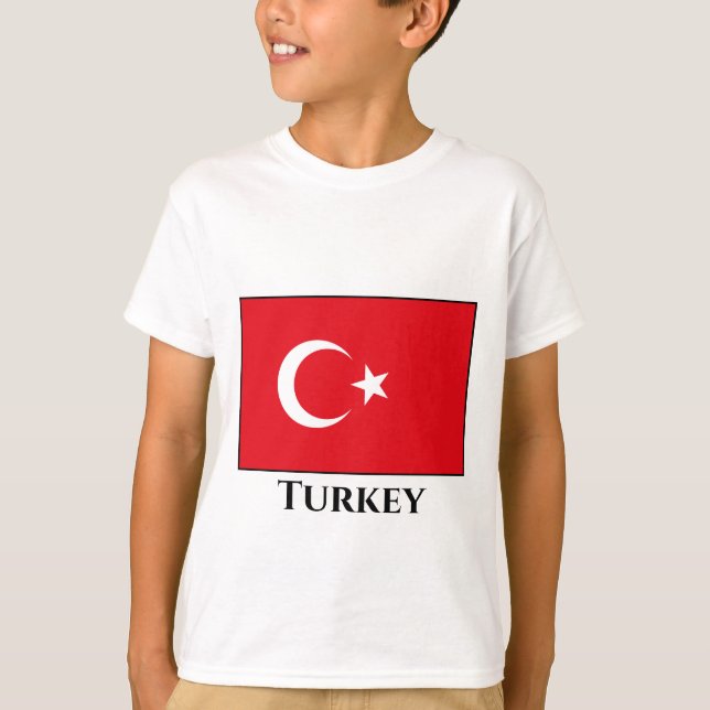 Türkische Flagge T-Shirt (Vorderseite)