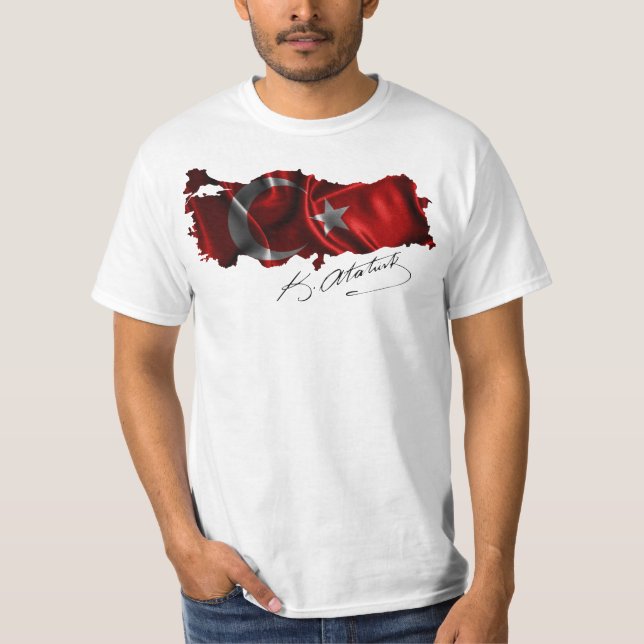 Türkische Flagge T-Shirt (Vorderseite)