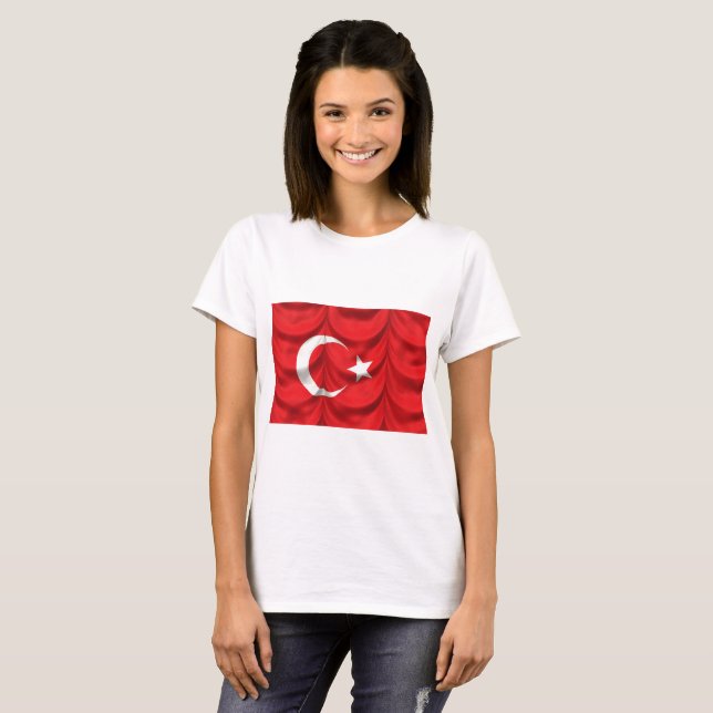 Türkische Flagge T-Shirt (Vorne ganz)