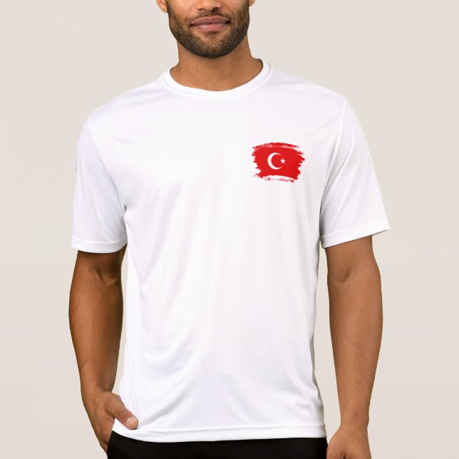 Türkische Flagge T-Shirt (Vorderseite)