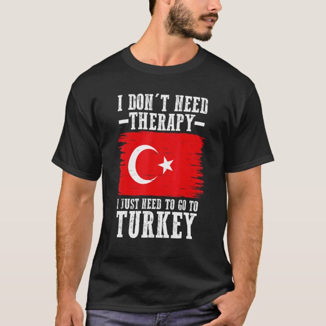 Türkische Flagge T-Shirt (Vorderseite)