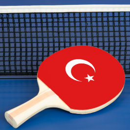 Türkische Flagge Tischtennis Schläger