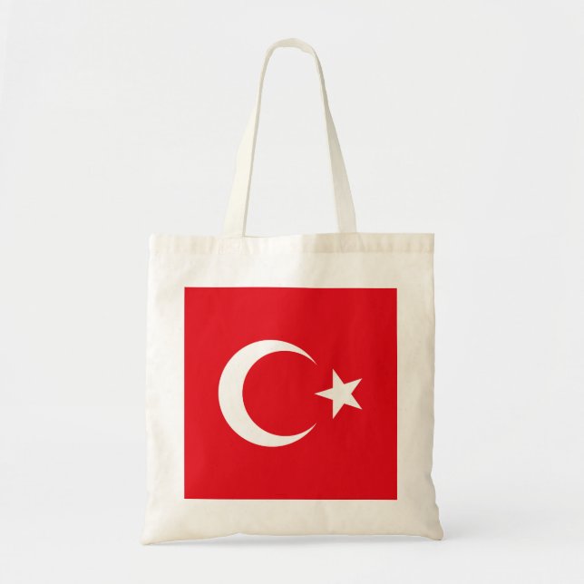Türkische Flagge Tragetasche (Vorne)
