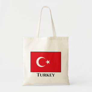 Türkische Flagge Tragetasche