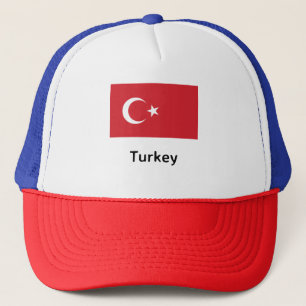 Türkische Flagge Truckerkappe