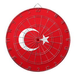 Türkische Flagge (Türkei) Dartscheibe
