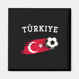 Türkische Flagge Türkei-Flagge Türkischer Fußball Magnet