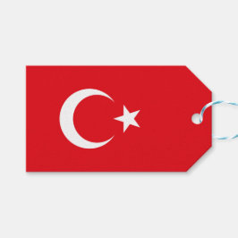 Türkische Flagge (Türkei) Geschenkanhänger