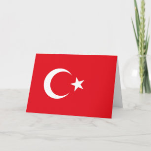 Türkische Flagge (Türkei) Karte