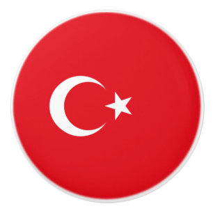 Türkische Flagge (Türkei) Keramikknauf