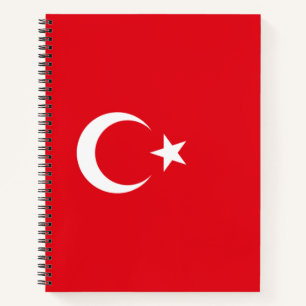 Türkische Flagge (Türkei) Notizbuch