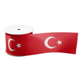 Türkische Flagge (Türkei) Satinband