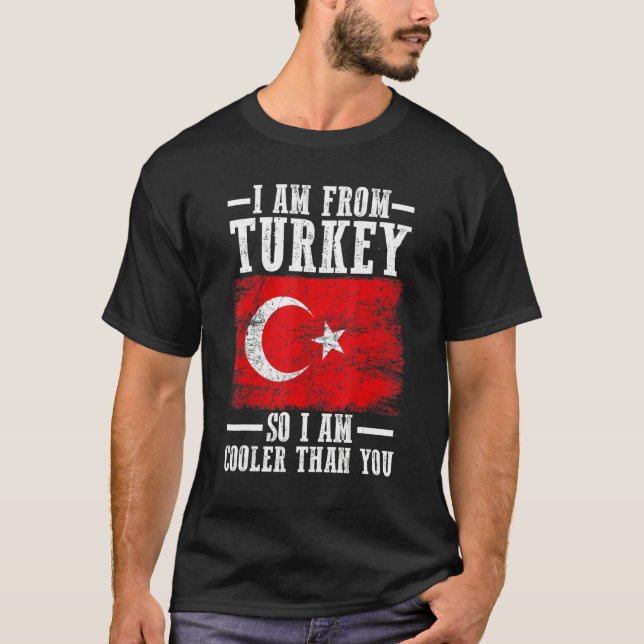 Türkische Flagge Türkei T-Shirt (Vorderseite)