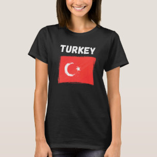 Türkische Flagge - Vintage Grunge Türkische Flagge T-Shirt