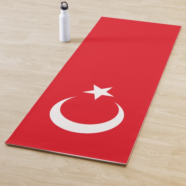 Türkische Flagge Yogamatte (Beispiel)