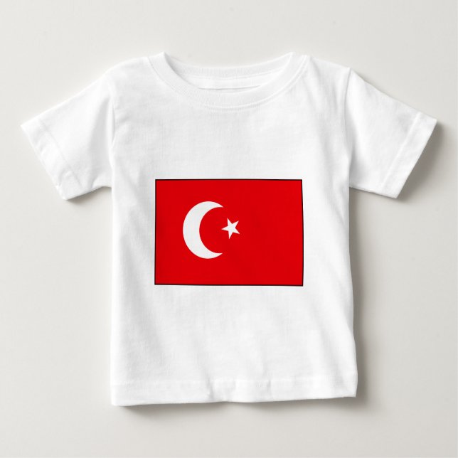 Türkische Flaggen-T - Shirts und Geschenke (Vorderseite)